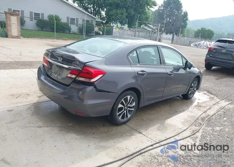 2014 Honda Civic Ex z USA, uszkodzony, nr VIN 19XFB2F87EE018975